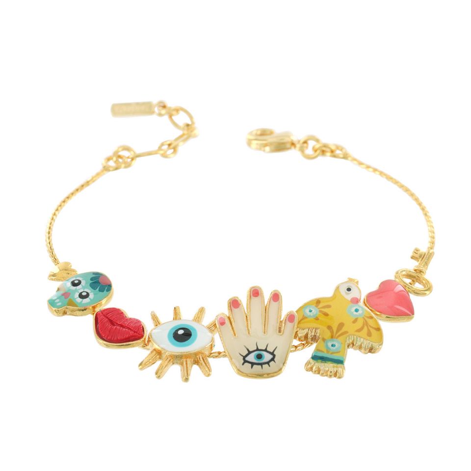 Kit bijoux porte-bonheur bracelet perles - Vegaooparty